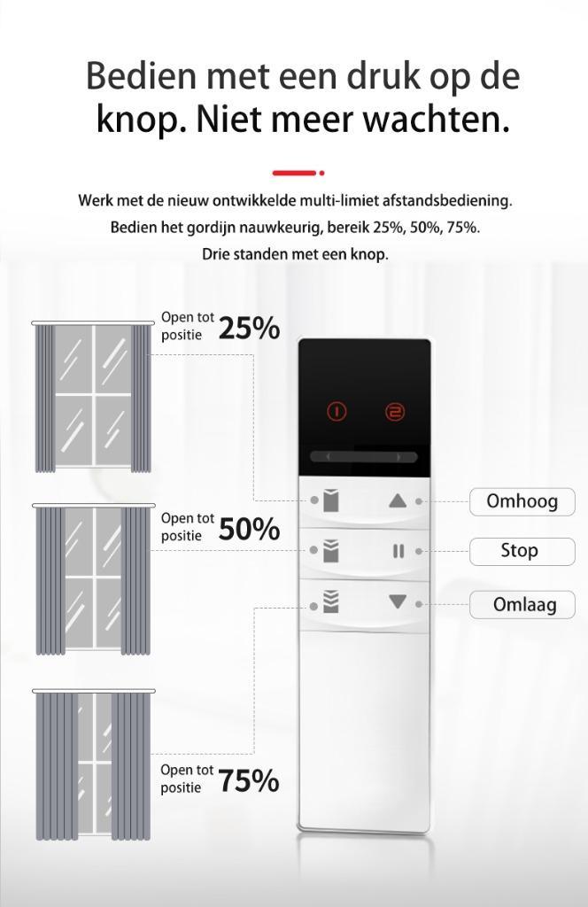 elektrische uitschuif bare gordijn rails, Huis en Inrichting, Overige Huis en Inrichting, Nieuw, Ophalen