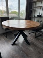 Eettafel rond 130cm Arc living Brix Sturdy, Ophalen, 100 tot 150 cm, Rond, Zo goed als nieuw