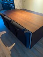Prachtige moderne design eettafel 6-9 personen, Ophalen, Eikenhout, 200 cm of meer, 50 tot 100 cm