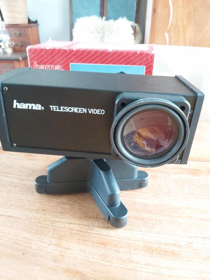 Hama Telescreen Video - Retro Projector, Audio, Tv en Foto, Diaprojectors, Gebruikt, Met scherm, Ophalen of Verzenden