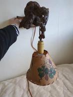 Wijnrank Lamp - Uniek Design, Hout, Gebruikt, Vintage, Ophalen of Verzenden