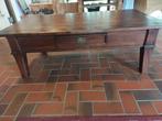 Massief houten salontafel 140x80 cm. 50 cm hoog, 100 tot 150 cm, Minder dan 50 cm, Rechthoekig, 50 tot 100 cm