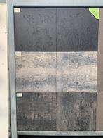 Budget terrastegel 60x60x4 cm Grijs/Zwart - J&W 10, Tuin en Terras, Ophalen, Nieuw, 10 m² of meer, Nvt