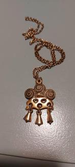 Bijzondere Finse vintage ketting van Kalevara Koru van brons, Sieraden, Tassen en Uiterlijk, Antieke sieraden, Ophalen of Verzenden