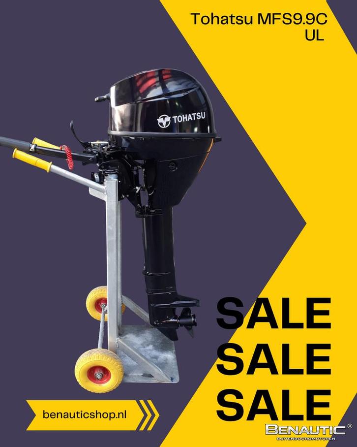 Direct leverbaar! Nieuwe Tohatsu MFS9.9C UL 9.9pk ULTRAlangs, Watersport en Boten, Buiten- en Binnenboordmotoren, Nieuw