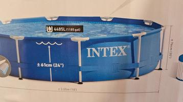Intex Metal Frame Opzetzwembad - Ø 305 x 76 cm beschikbaar voor biedingen