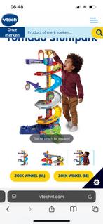 Vtech racebaan, stuntpark, Ophalen of Verzenden, Zo goed als nieuw