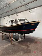 Kajuitboot sleepboot stalen boot vlet sloep weekend kruiser, Watersport en Boten, Ophalen, Staal, Zo goed als nieuw, Minder dan 10 pk