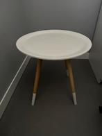 Zuiver bijzettafeltje, Huis en Inrichting, Tafels | Bijzettafels, Minder dan 55 cm, Rond, Zo goed als nieuw, Ophalen