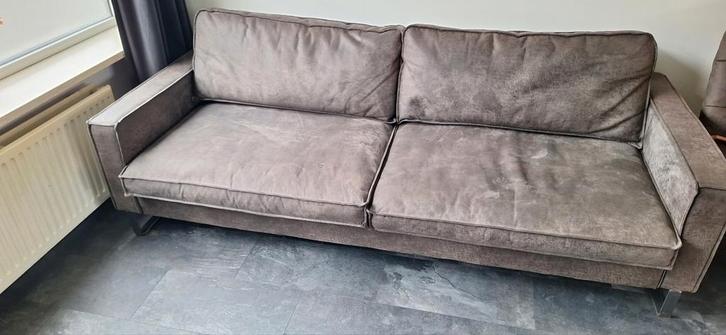 Stoere 3.5-zits bank met afritsbare hoezen, Huis en Inrichting, Banken | Bankstellen, 200 tot 250 cm, 75 tot 100 cm, Ophalen