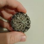 Zilveren Zeeuwse Knop Broche/Speld, Ophalen of Verzenden