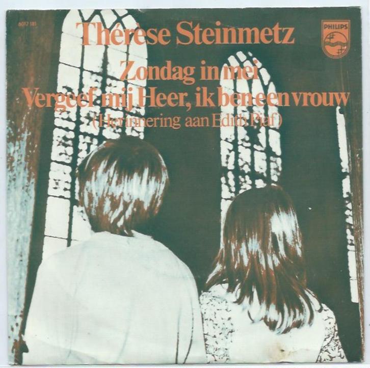 Therese Steinmetz- Zondag in Mei, Cd's en Dvd's, Vinyl | Nederlandstalig, Zo goed als nieuw, Levenslied of Smartlap, Overige formaten