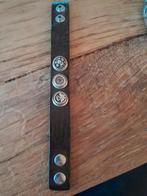 2 Noosa Armbanden Set met 3 Chunks, Sieraden, Tassen en Uiterlijk, Gebruikt, Bruin, Leer, Ophalen of Verzenden