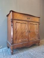 Mahonie biedermeier penantkastje meidenkastje, Ophalen of Verzenden