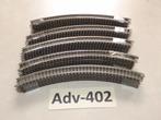 Adv-402 Gebogen Rails 9125 Fleischmann DB, Gebruikt, Gelijkstroom, Fleischmann, Rails