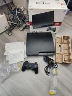 PS3 Slim in doos 160 GB, Met 1 controller, 160 GB, Ophalen of Verzenden, Zo goed als nieuw