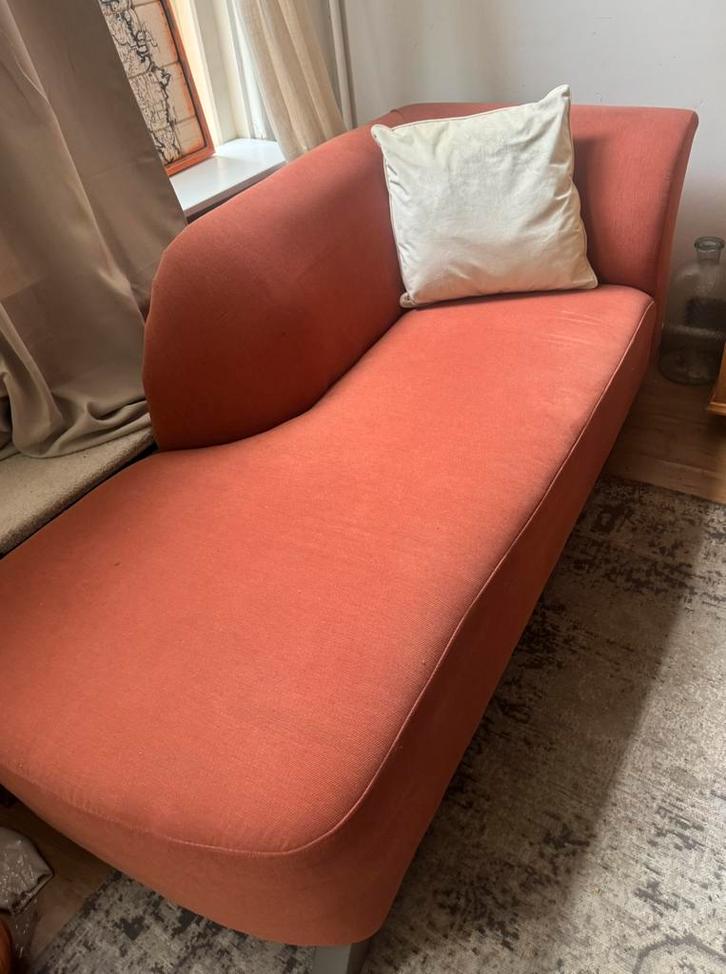 Vintage Chaise Lounge/Bank Terra -, Huis en Inrichting, Banken | Sofa's en Chaises Longues, Gebruikt, Tweepersoons, 150 tot 200 cm