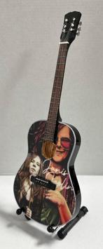Janis Joplin miniatuur gitaar 25cm mini guitar decoratie, Info@deconoord.nl, Deco Noord, Nieuw, Ophalen of Verzenden