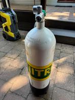 10 liter 300 bar Nitrox nieuwe keur, Watersport en Boten, Ophalen, Zo goed als nieuw, Duikfles