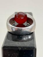 Zilveren Melano ring, Ophalen of Verzenden, Dame, Zilver, Kleiner dan 17