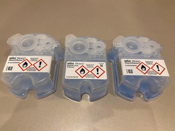 Braun Clean & Renew Reinigingsvloeistof scheerapparaat, Witgoed en Apparatuur, Persoonlijke-verzorgingsapparatuur, Nieuw, Scheren en Epileren