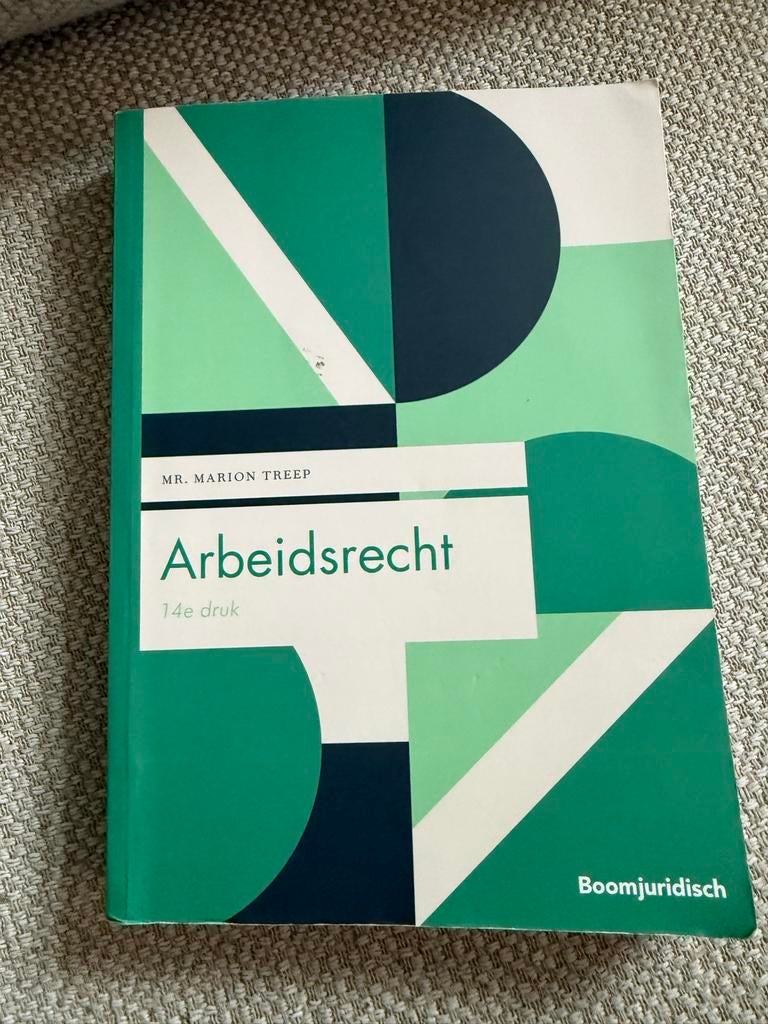 Arbeidsrecht - Marion Treep, Boeken, Ophalen of Verzenden, Gamma, Gelezen, HBO