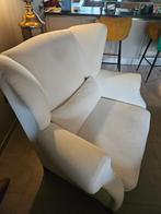 Witte Fauteuil, Huis en Inrichting, Hout, Gebruikt, Wit, Eén