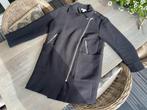 Mens Heren Chique Coat Jacket Zwarte Jas Maat M, Gedragen, Maat 48/50 (M), Ophalen of Verzenden, Zwart