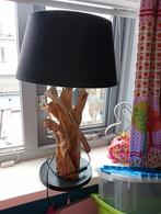 Boomstam lamp, Huis en Inrichting, Ophalen, Zo goed als nieuw, Hout, 50 tot 75 cm