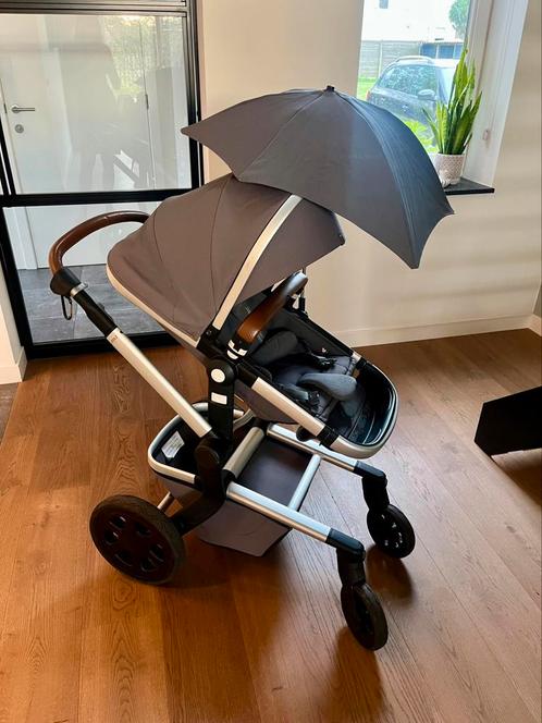 Joolz Day2 hippo grey, hele goede staat en veel accessoires!, Kinderen en Baby's, Kinderwagens en Combinaties, Gebruikt, Combiwagen