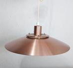 Vintage Deense hanglamp Jeka Metaltryk, Huis en Inrichting, Lampen | Hanglampen, Ophalen, Gebruikt, Deens, Glas