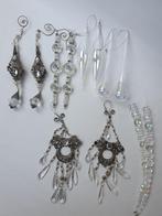 Kerstversiering glas met “zilveren” accenten Bijenkorf, Ophalen of Verzenden, Zo goed als nieuw