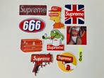 Supreme logo hypebeast streetwear stickers DIY laptop koffer, Hobby en Vrije tijd, Stickers en Plaatjes, Nieuw, Ophalen of Verzenden
