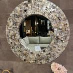 Spiegel schelpen (Uitverkoop), Huis en Inrichting, Woonaccessoires | Spiegels, Ophalen, 100 tot 150 cm, Rond, Nieuw