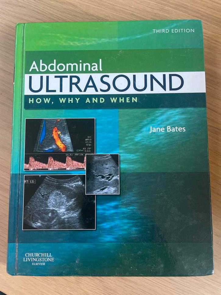 Abdominal Ultrasound - Jane Bates - 3e Editie, Boeken, Studieboeken en Cursussen, Gelezen, HBO, Beta, Ophalen