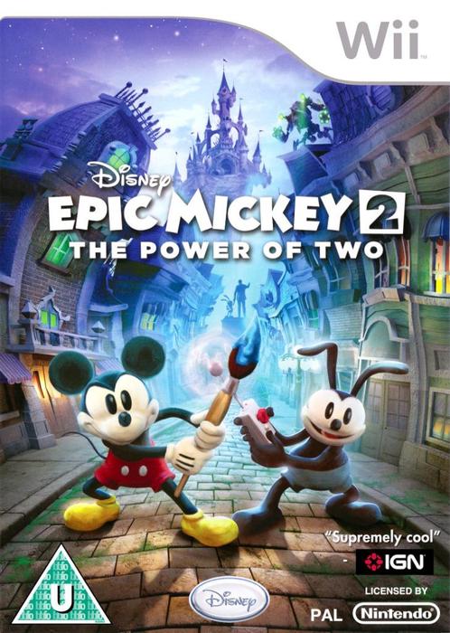 Epic Mickey 2 The Power of Two (Wii), Spelcomputers en Games, Games | Nintendo Wii, Zo goed als nieuw, Avontuur en Actie, 2 spelers