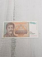 5.000.000 Dinar Bankbiljet Joegoslavië 1993, Postzegels en Munten, Bankbiljetten | Europa | Niet-Eurobiljetten, Ophalen of Verzenden