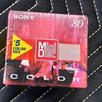 Sony MiniDisc 80  - 5 color mix  Nieuw in verpakking!, Ophalen of Verzenden, Minidisc-speler