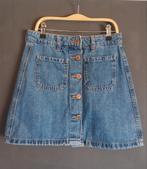 Bershka denim skirt maat 34 xs, Blauw, Zo goed als nieuw, Maat 34 (XS) of kleiner, Boven de knie