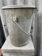 Vuilnisemmer gem. Slochteren en 1 emmer en 1 putemmer., Antiek en Kunst, Ophalen