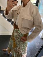 Moda Italia, super leuk bomberjack / teddy , one size, Maat 38/40 (M), Moda Italia, Wit, Nieuw