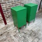 Set van 2 ikea kastjes groen, Huis en Inrichting, Slaapkamer | Nachtkastjes, Ophalen of Verzenden, Hout, Minder dan 45 cm, Minder dan 55 cm