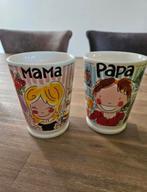 Blond Amsterdam mokken papa en mama 0.5L., Huis en Inrichting, Keuken | Servies, Ophalen, Blond Amsterdam, Zo goed als nieuw, Kop(pen) en/of Schotel(s)
