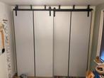 Schuifdeuren kast 2x 129x229 cm, Huis en Inrichting, Ophalen, Gebruikt, 25 tot 50 cm, 200 cm of meer