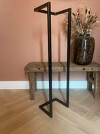 Nieuw Industrieel Handdoekenrek Zwart - 95x25x20cm, Huis en Inrichting, Ophalen, Minder dan 55 cm, Metaal of Aluminium, Nieuw