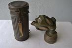 Duitse gasmaskertrommel WO2 WW2 WWII, Verzamelen, Militaria | Tweede Wereldoorlog, Verzenden, Landmacht, Duitsland, Overige typen