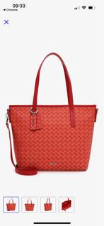 Tamaris Francesca leren Shopper - Nieuw!, Ophalen of Verzenden, Nieuw, Oranje, Shopper