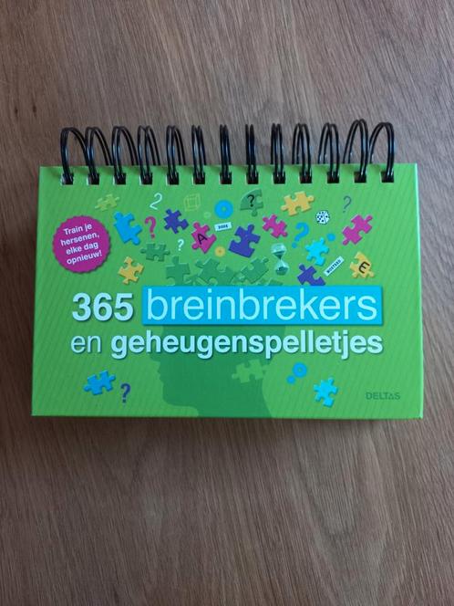 365 breinbrekers en geheugenspelletjes, Kinderen en Baby's, Speelgoed | Educatief en Creatief, Zo goed als nieuw, Ophalen of Verzenden
