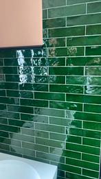 Spaanse tegels Verde cobre en noir en witte metro, Ophalen, Minder dan 5 m², Wandtegels, Keramiek