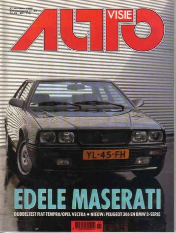 Autovisie 22 1990 : BMW M5 - Opel Vectra 2.0i GT - Maserati